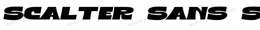 Scalter Sans Slantd字体转换 Scalter Sans Slantd字体转换